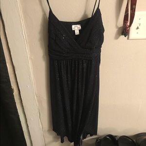 Sweet Storm Sparkly Blue Dress!